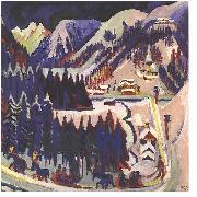 Ernst Ludwig Kirchner Sertigtal oil painting reproduction